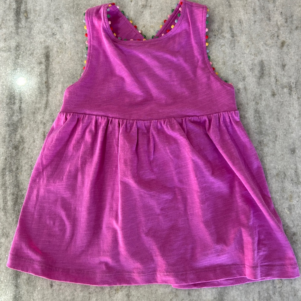 Mini Boden Bright Purple/Pink Sleeveless Top Size 7-8Y